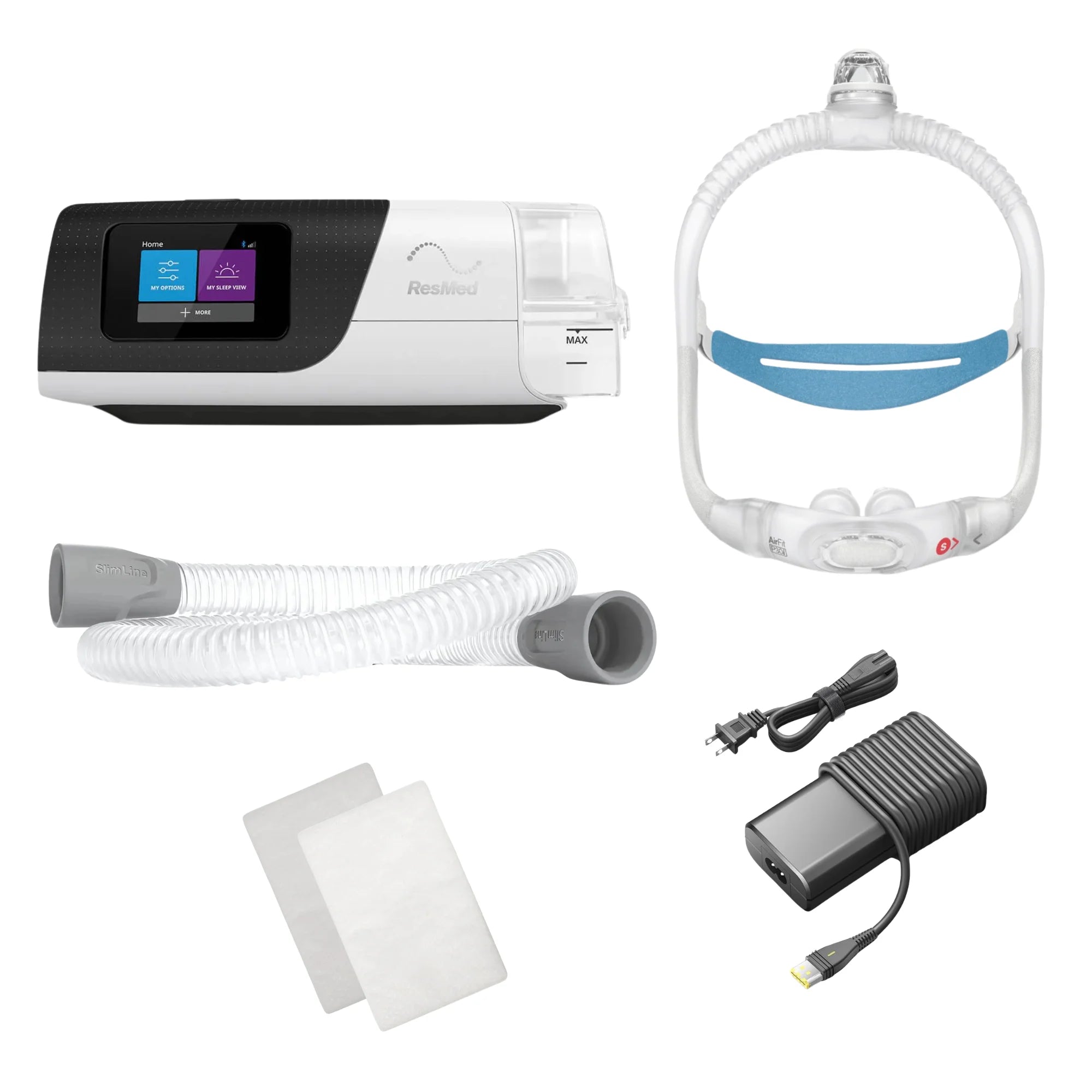 AirSense 11 Autoset Bundle with AirFit P30i Nasal Pillow Mask & Filters